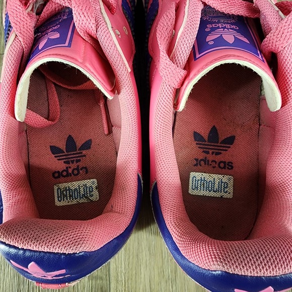 Adidas Samba Classic Womens Size 6.5‎ Sneakers Pink Purple Casual Shoes - Picture 7 of 10